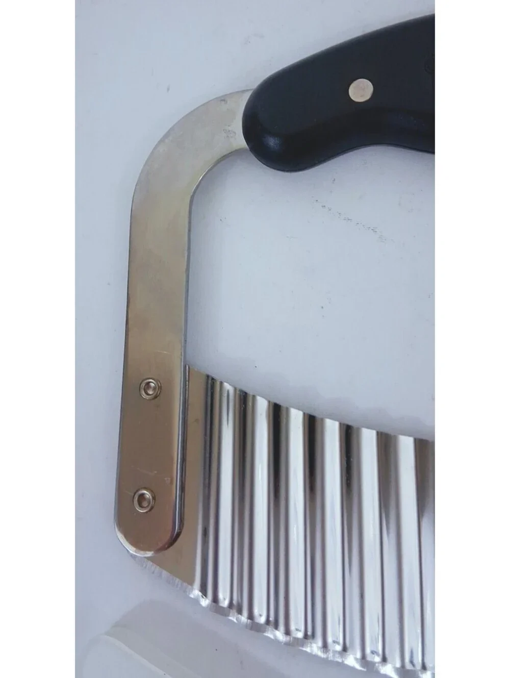 CRINKLE Cutter The Pampered CHEF Stainless TIAWAN 4 with Cover